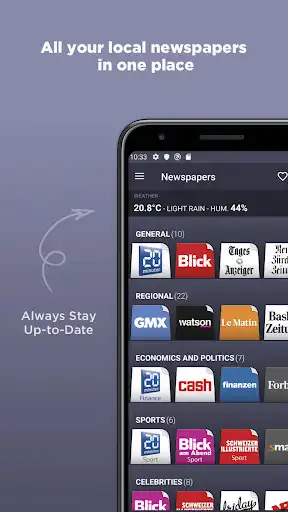 Play Swiss Newspapers  and enjoy Swiss Newspapers with UptoPlay