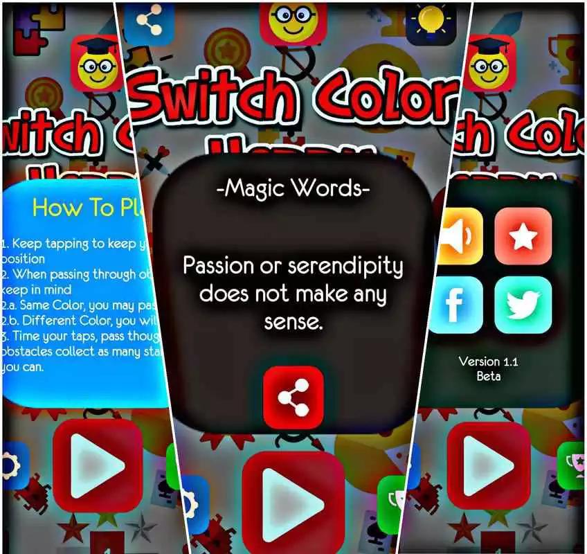 Play Switch Color Happy