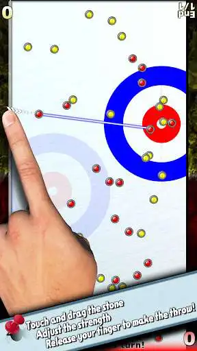 Play APK Switch Curling  and enjoy Switch Curling with UptoPlay com.moaigame.curling
