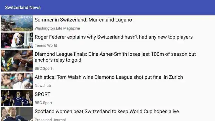 Play Switzerland News