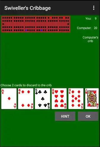 Play Swivellers Cribbage
