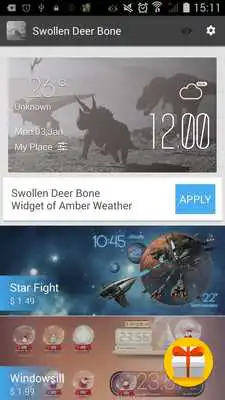 Play SwollenDeerBone weather widget Play SwollenDeerBone weather widget
