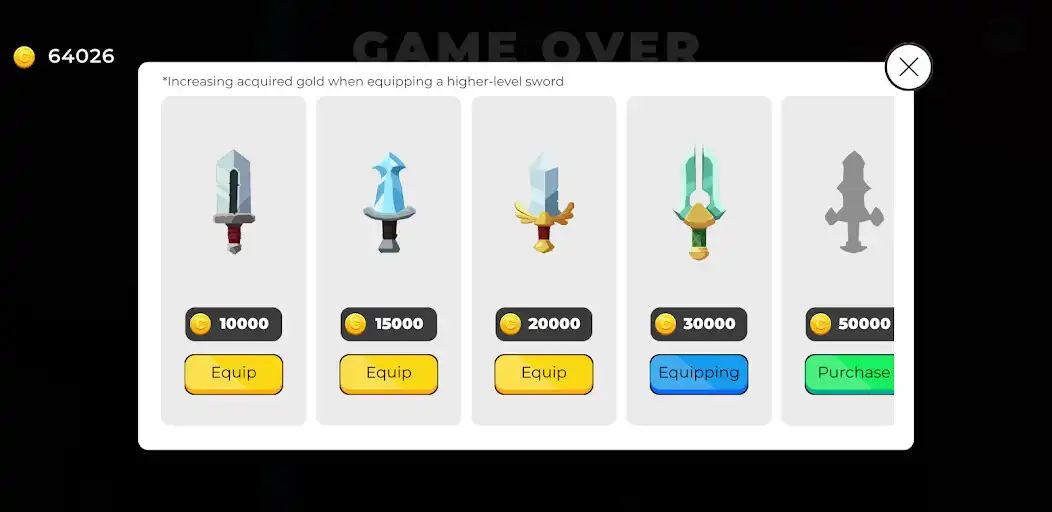 Play Sword Dash Runner as an online game Sword Dash Runner with UptoPlay