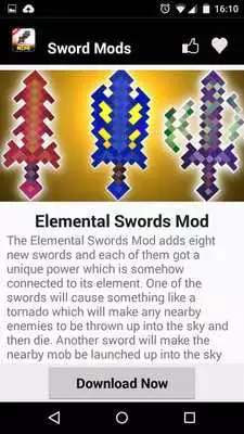 Play Sword Mod For MCPE