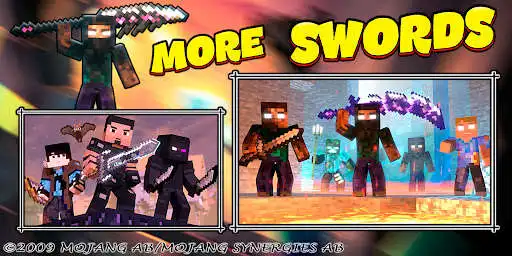 Play Swords Craft Mod for MCPE  and enjoy Swords Craft Mod for MCPE with UptoPlay