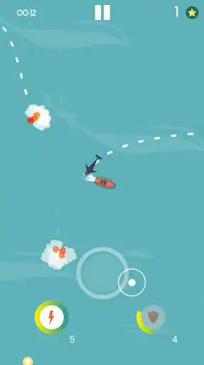 Play Swurv - Dodge the Shark as an online game Swurv - Dodge the Shark with UptoPlay
