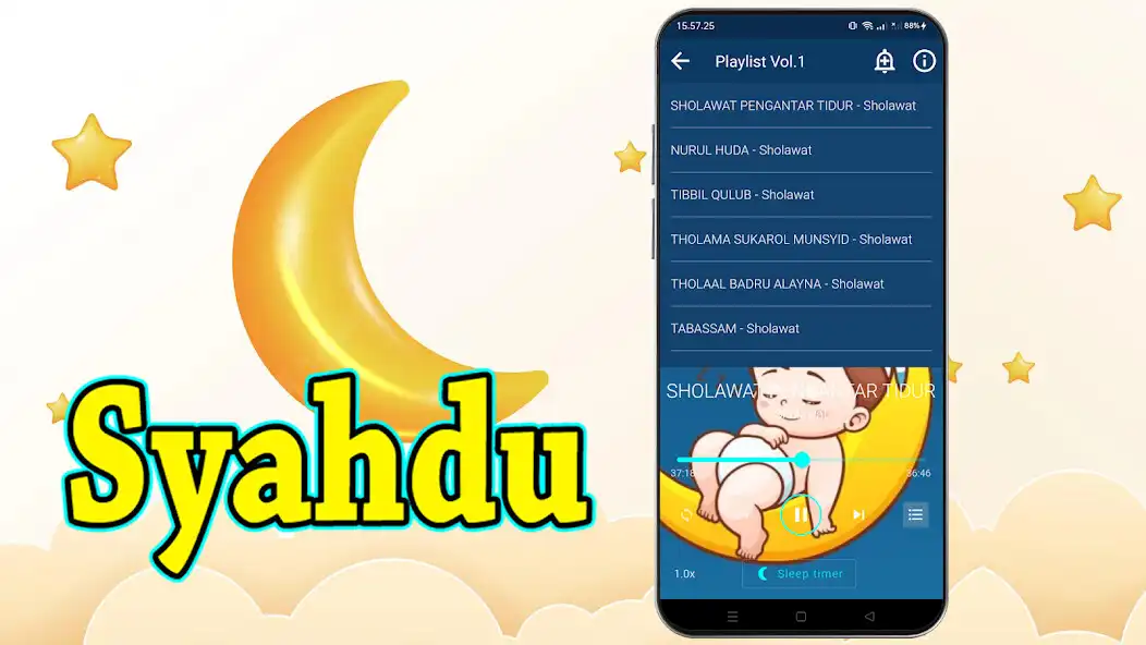 Play Syahdu- Sholawat Paling Merdu as an online game Syahdu- Sholawat Paling Merdu with UptoPlay