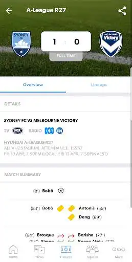 Play APK Sydney FC Official App  and enjoy Sydney FC Official App with UptoPlay com.ffa.sf