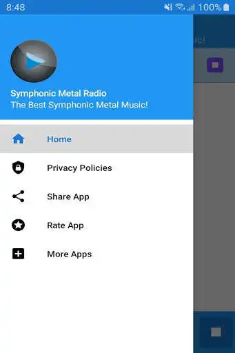 Play Symphonic Metal Radio App as an online game Symphonic Metal Radio App with UptoPlay