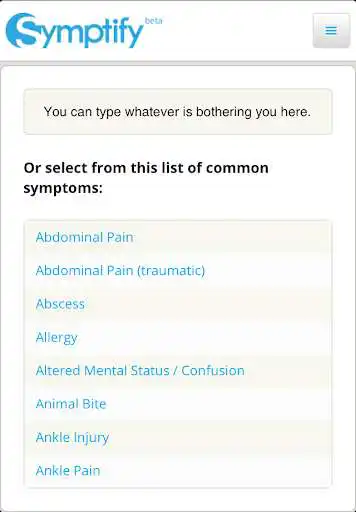 Play Symptify- Symptoms Simplified as an online game Symptify- Symptoms Simplified with UptoPlay