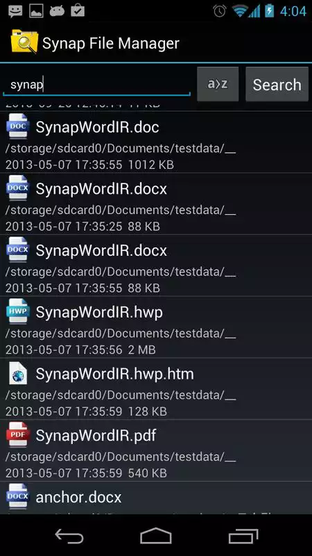 Play Synap File Manager