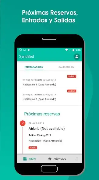 Play SyncBed: Gestionar calendario de Reservas as an online game SyncBed: Gestionar calendario de Reservas with UptoPlay