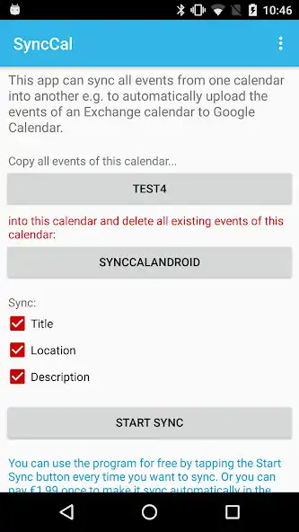 Play SyncCal - Exchange to Google as an online game SyncCal - Exchange to Google with UptoPlay