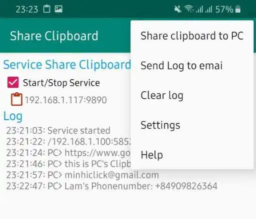 Play Sync clipboard between Mobile and PC as an online game Sync clipboard between Mobile and PC with UptoPlay