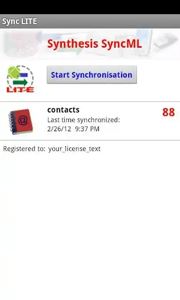 Play SyncML Client (Contacts only)  and enjoy SyncML Client (Contacts only) with UptoPlay