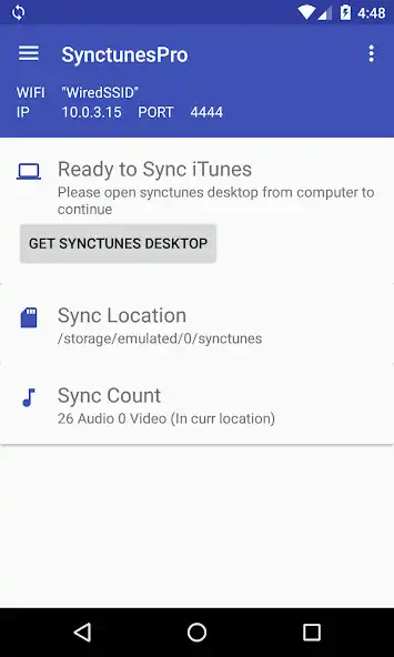Play SynctunesX: iTunes to android