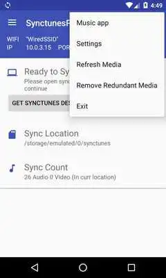 Play SynctunesX: iTunes to android