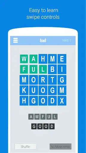 Play Synonym Swipe: Word Search & Tile Connect Game as an online game Synonym Swipe: Word Search & Tile Connect Game with UptoPlay