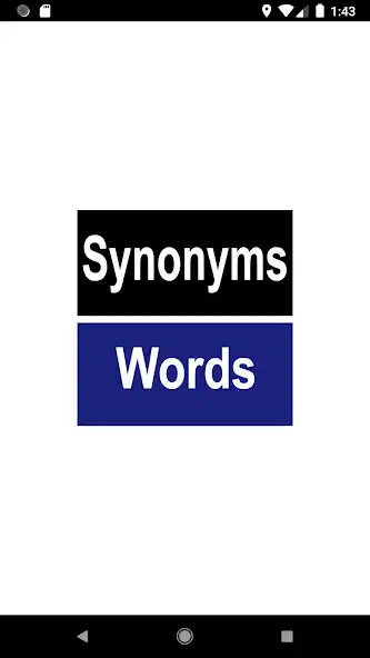 Play Synonyms Words List  and enjoy Synonyms Words List with UptoPlay