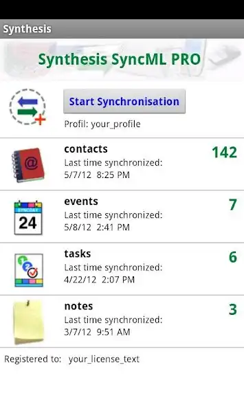 Play Synthesis SyncML Client PRO  and enjoy Synthesis SyncML Client PRO with UptoPlay