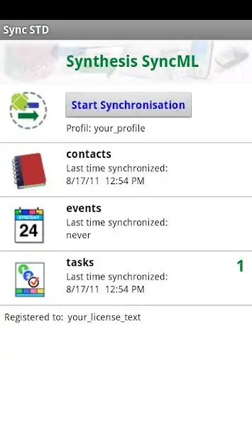 Play Synthesis SyncML Client STD  and enjoy Synthesis SyncML Client STD with UptoPlay