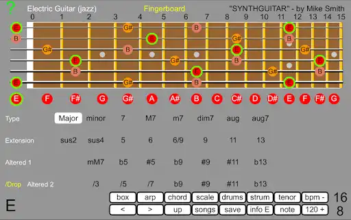 Play SynthGuitar2 as an online game SynthGuitar2 with UptoPlay