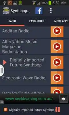 Play Synthpop Music Radio