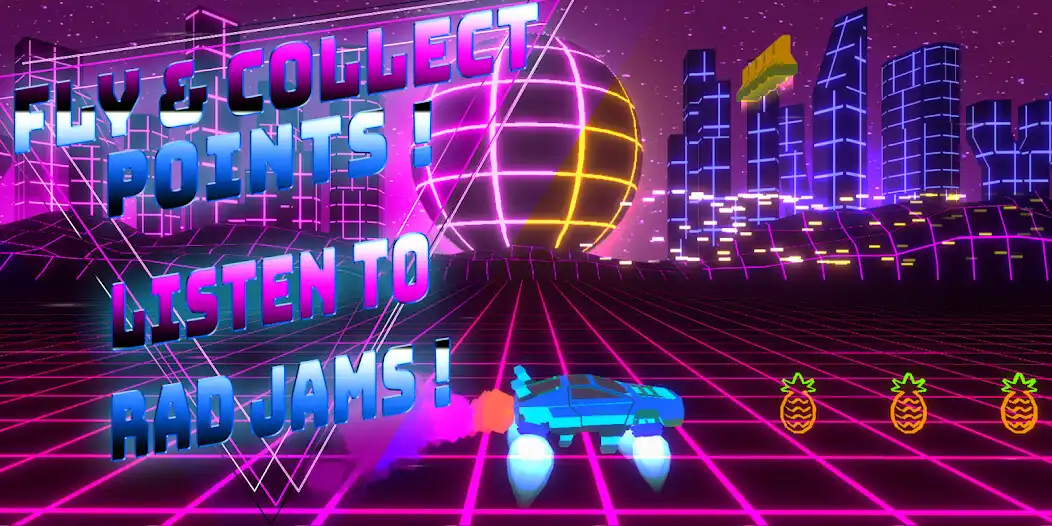 Play Synthwave Rider as an online game Synthwave Rider with UptoPlay