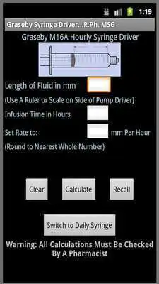 Play Syringe Pump Calculator