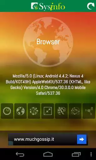 Play SYS INFO - SYSTEM INFORMATION