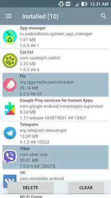 Play System app manager