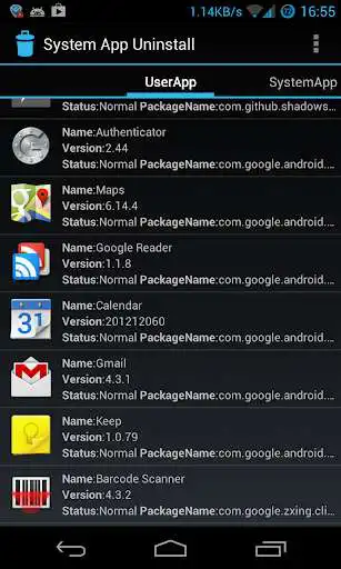 Play System software uninstall
