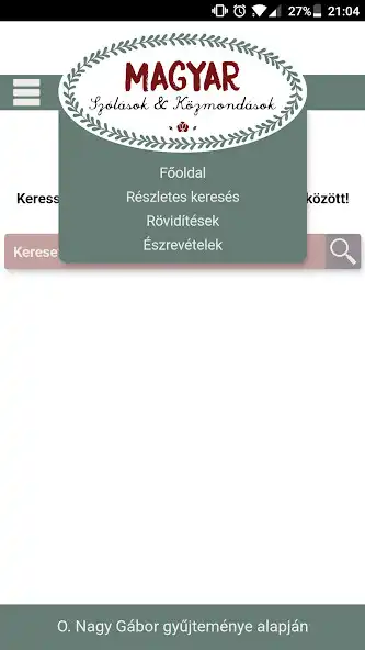 Play Szólások - közmondások as an online game Szólások - közmondások with UptoPlay