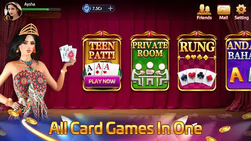 Play Taash Gold - Teen Patti Rung  and enjoy Taash Gold - Teen Patti Rung with UptoPlay