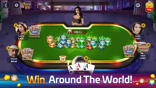 Play Taash Gold - Teen Patti Rung as an online game Taash Gold - Teen Patti Rung with UptoPlay