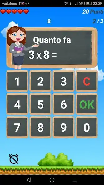 Play Tabelline Quiz as an online game Tabelline Quiz with UptoPlay