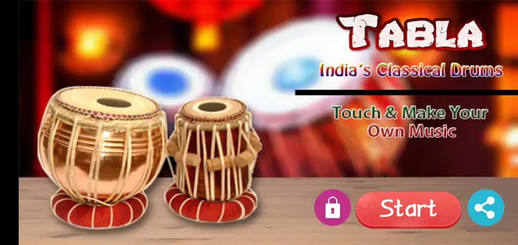 Play Tabla : Indian Classical Drum as an online game Tabla : Indian Classical Drum with UptoPlay