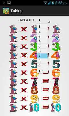 Play Tablas de Multiplicar