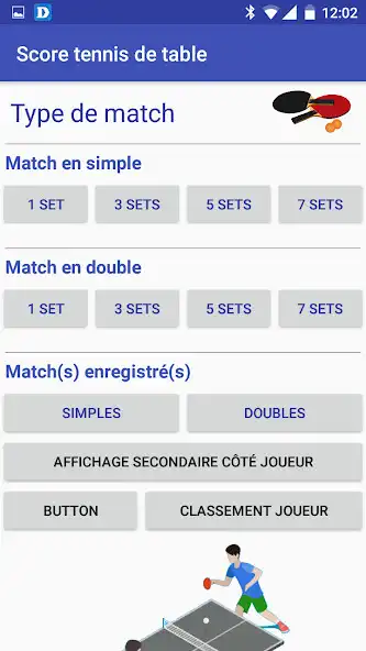 Play Tableau Score Tennis de table  and enjoy Tableau Score Tennis de table with UptoPlay