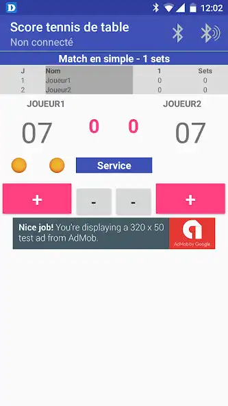 Play Tableau Score Tennis de table as an online game Tableau Score Tennis de table with UptoPlay