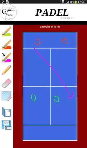 Play Tablero Padel as an online game Tablero Padel with UptoPlay