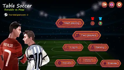 Play table soccer  and enjoy table soccer with UptoPlay