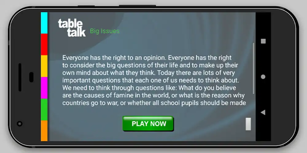 Play Table Talk for 12-14 Year Olds as an online game Table Talk for 12-14 Year Olds with UptoPlay