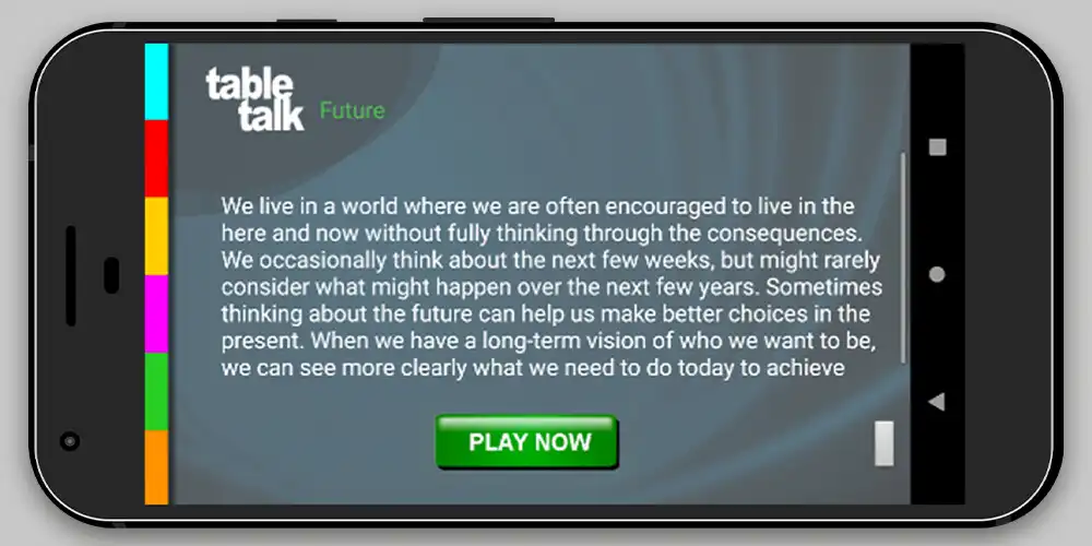 Play Table Talk for 16-18 year olds as an online game Table Talk for 16-18 year olds with UptoPlay