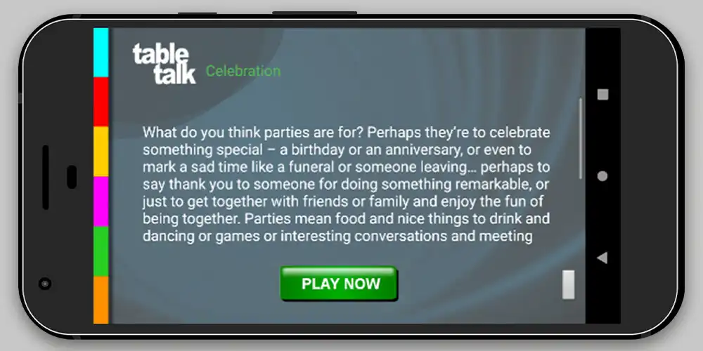 Play Table Talk for Messy Moments as an online game Table Talk for Messy Moments with UptoPlay