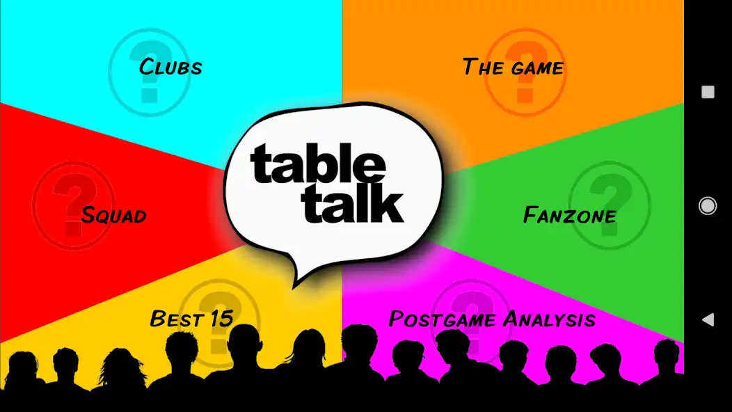 Play Table Talk For Rugby as an online game Table Talk For Rugby with UptoPlay