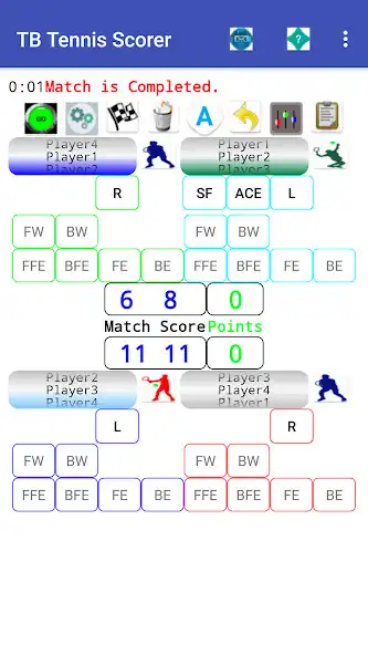 Play Table Tennis Match ScorerPro as an online game Table Tennis Match ScorerPro with UptoPlay