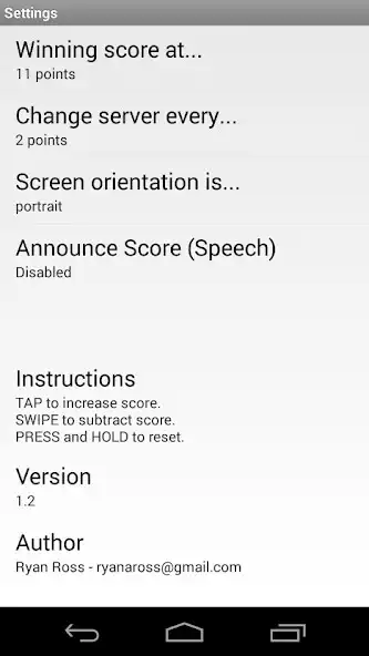 Play Table Tennis Score Keeper as an online game Table Tennis Score Keeper with UptoPlay