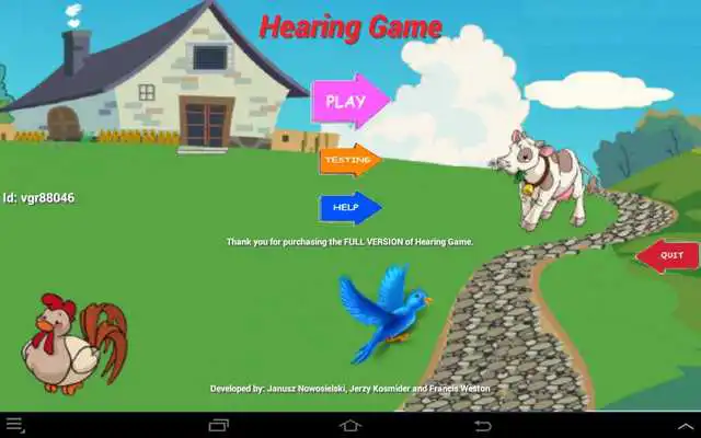 Play Tablet Hearing Test
