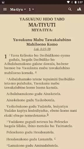 Play Tabo Aramia - Bible as an online game Tabo Aramia - Bible with UptoPlay